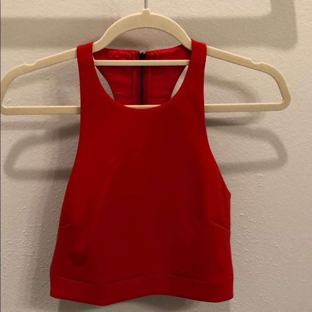 Likely Red Crop Top (fitted)